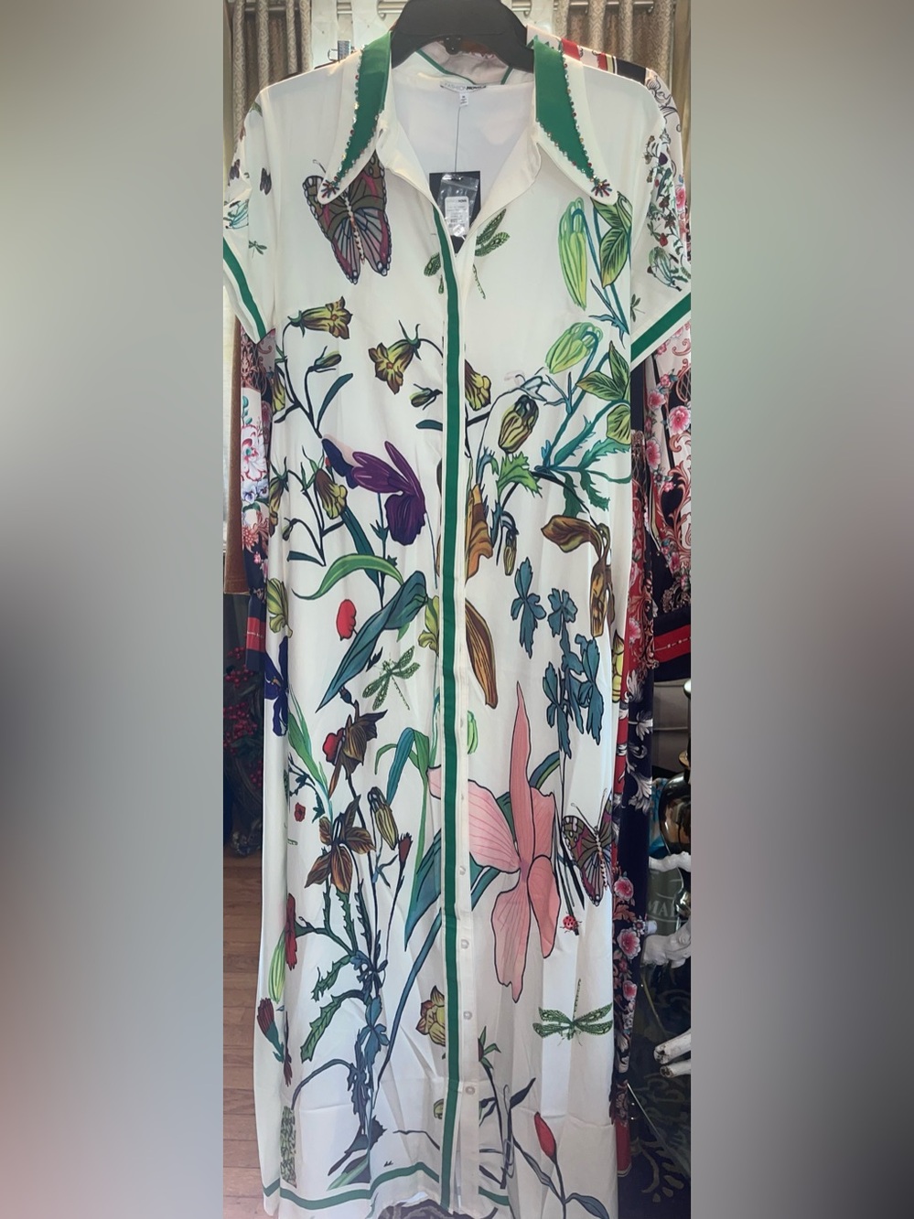 Fashion Nova Butterfly Floral Maxi. NWT